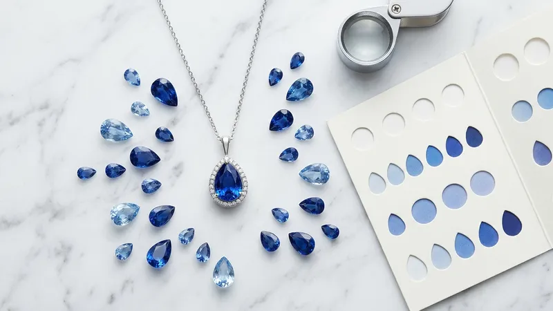 Pendentif saphir goutte : guide pour bien choisir